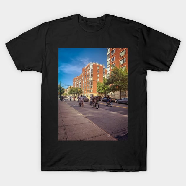 Kids Harlem Street Bikes Manhattan NYC T-Shirt by eleonoraingrid